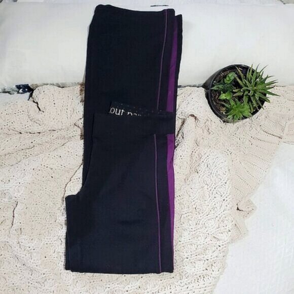 Vintage Y2K AERIE The "Workout Pant" Classic Single Stripe Bootcut Jogger - Picture 5 of 16